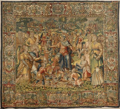 História de Gideon, finais do século XVI (seda e lã) de Maerten van Heemskerck