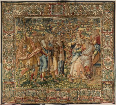 História de Gideon, finais do século XVI (seda e lã) de Maerten van Heemskerck