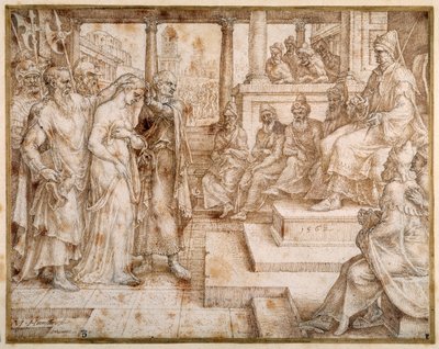 Susannah acusada pelos Anciãos de Maerten van Heemskerck
