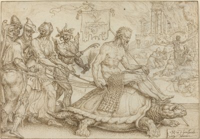 O triunfo de Jó de Maerten van Heemskerck