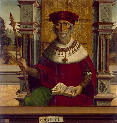 O Profeta Ezequiel, c. 1525 de Maestro de Becerril