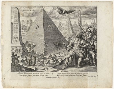 Pirâmide do Egipto
As sete maravilhas do mundo (título da série) de Magdalena van de Passe