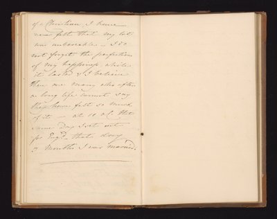 Extracto manuscrito da Narrativa de Lady De Lancey sobre a Campanha Waterloo de Magdalene Hall De Lancey