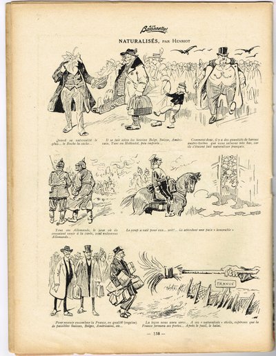 La Baionnette, Satirical em Cores de Henri Maigrot