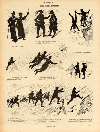 La Baionnette, Satirical em P&B de Henri Maigrot