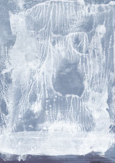 Textura abstrata em azul fresco de Maira Ribena