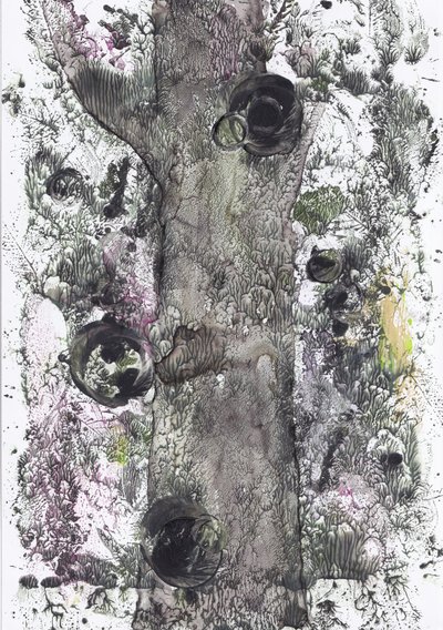 Árvore abstrata sombria de Maira Ribena