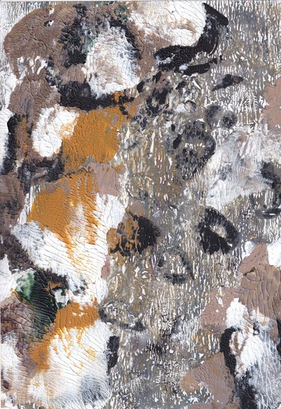 Textura abstrata com tons terrosos de Maira Ribena