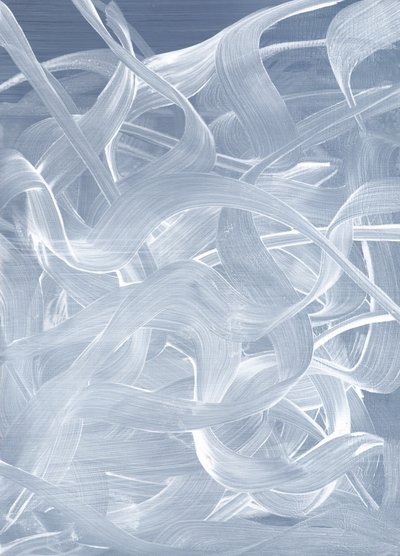 Abstrato Azul Fluido de Maira Ribena