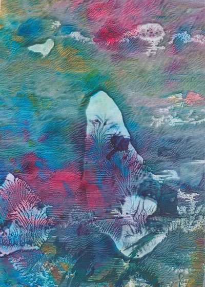 Cores abstratas fluidas de Maira Ribena