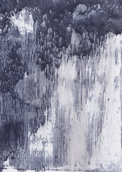 Abstrato Fluido em Índigo de Maira Ribena