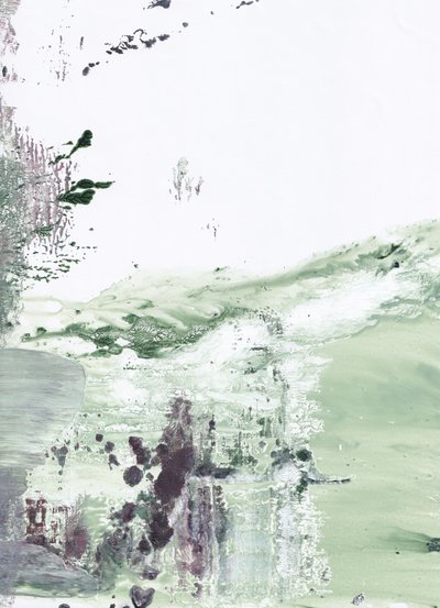 Abstrato em verde suave de Maira Ribena