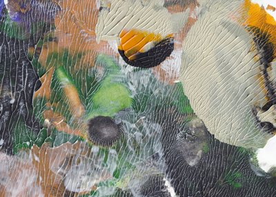 Textura abstrata vibrante de Maira Ribena