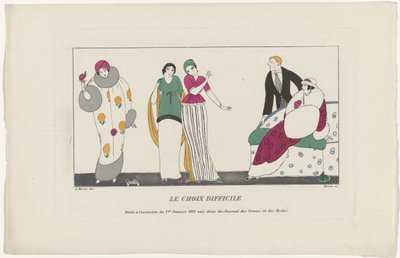 Journal des Dames et des Modes, 1 de Janeiro de 1913: A Difícil Escolha de Maire