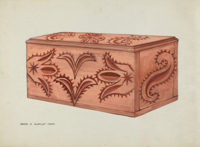 Caixa, c. 1937. de Majel G. Claflin