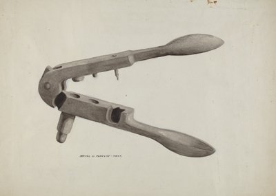 Molde de bala, c. 1937. de Majel G. Claflin