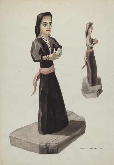 Bulto, Santa Rita, c. 1937. de Majel G. Claflin