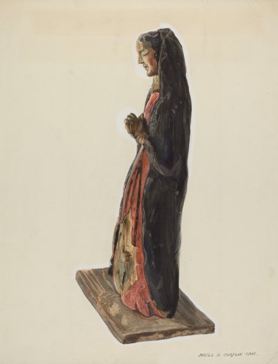 Bulto Santa Rita, c. 1939. de Majel G. Claflin