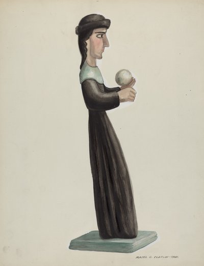 Santo Esculpido e Pintado - Santa Rita, 19351942. de Majel G. Claflin