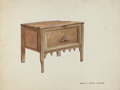 Peito, c. 1937. de Majel G. Claflin
