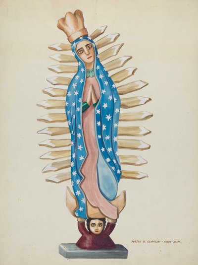 Guadalupe Wood Holy ou Bulk, c. 1937. de Majel G. Claflin