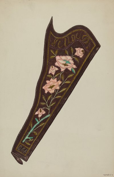 Coldre de arma de Majel G. Claflin