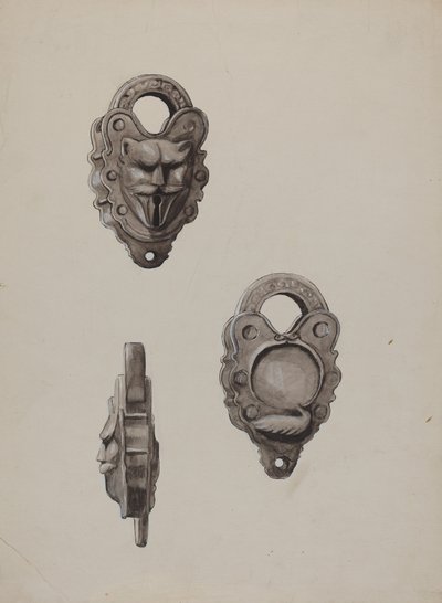 Fechadura de Ferro, c. 1937. de Majel G. Claflin