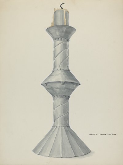 Castiçal do Altar Penitente, c. 1937. de Majel G. Claflin