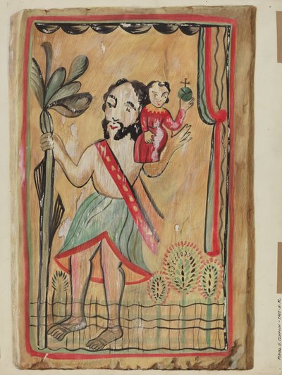 Retablo - São Cristóvão, 19351942. de Majel G. Claflin