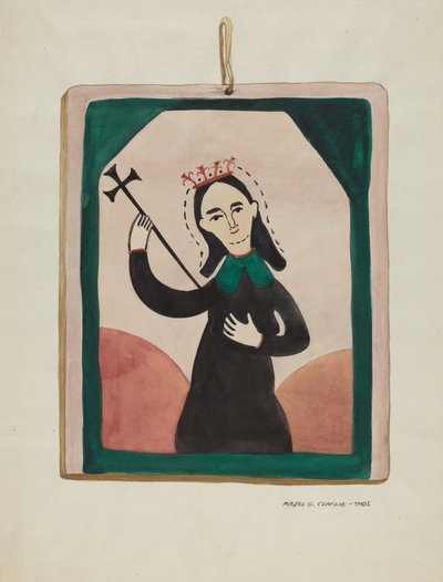 Retábulo da Virgem, c. 1937. de Majel G. Claflin