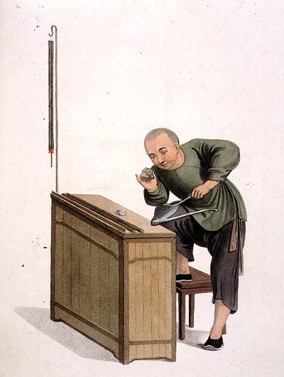 Ein Geldwechsler, Tafel 4 aus 