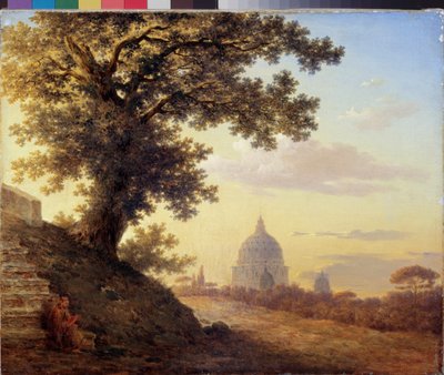 Le chene de Le Tasse (Torquato Tasso de Maksim Nikiforovich Vorobiev