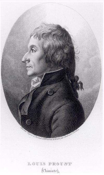 Joseph Louis Proust (1754-1826) gravado por Ambroise Tardieu (1788-1841) de Manuel Albuerne