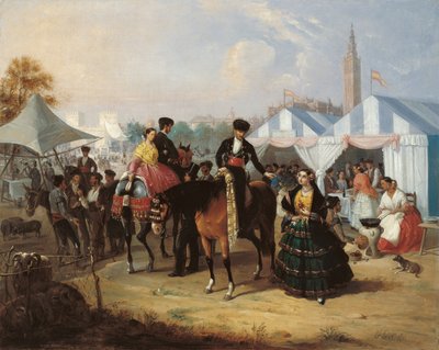 Na Feira de Sevilha de Manuel Cabral y Aguado Bejarano