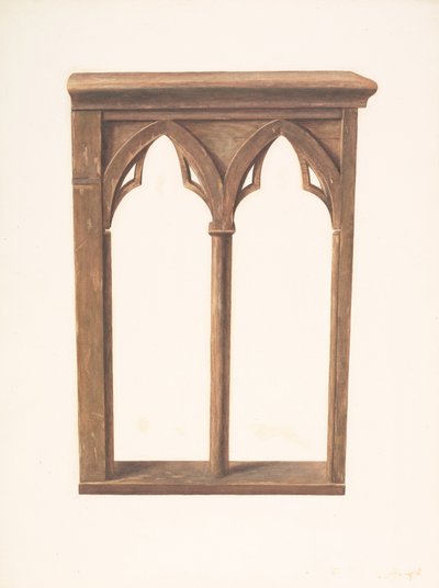 Altar Rail Gate, c. 1939. de Manuel G. Runyan