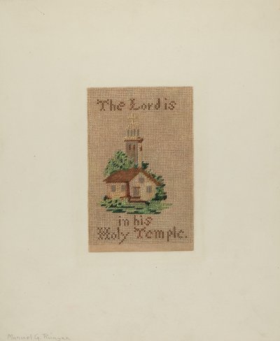 Bookmark, c. 1939. de Manuel G. Runyan