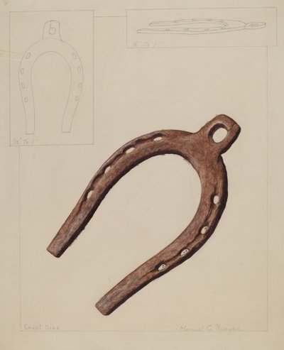 Mule Shoe, c. 1937. de Manuel G. Runyan