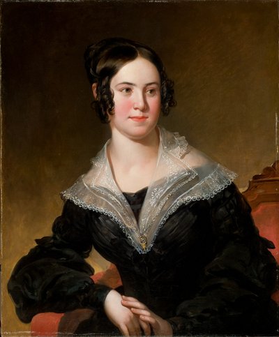 Retrato de uma Senhora 1840 (Óleo sobre tela) de Manuel Joachim de Franca