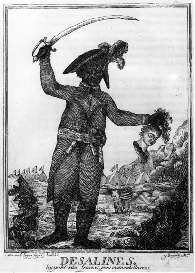 Jean Jacques Dessalines, líder da Revolução Haitiana, 1806. de Manuel Lopez
