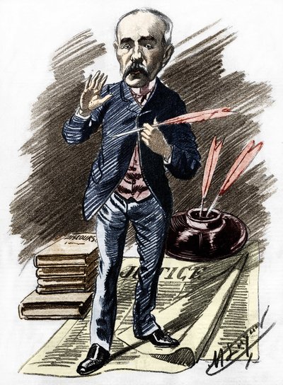 Georges Clemenceau (1841-1929), político francês. de Manuel Luque
