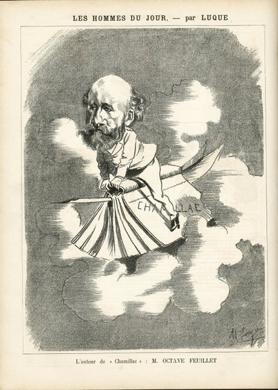 Ilustração de Manuel Luque (1854-1919) em La Caricature (1880) de Manuel Luque