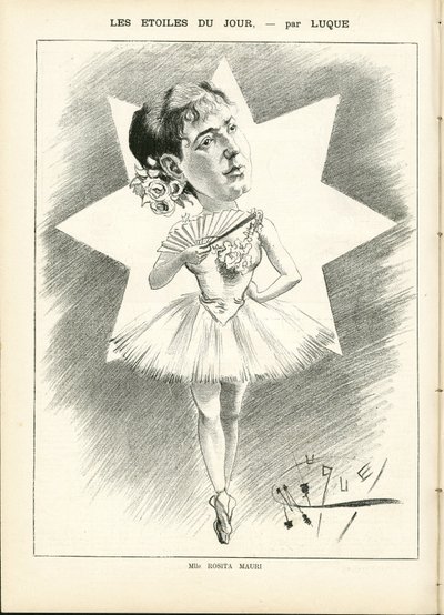 Ilustração de Manuel Luque (1854-1919) em La Caricature (1880) de Manuel Luque