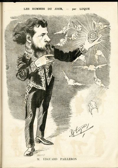 Ilustração de Manuel Luque (1854-1919) em La Caricature (1880) de Manuel Luque