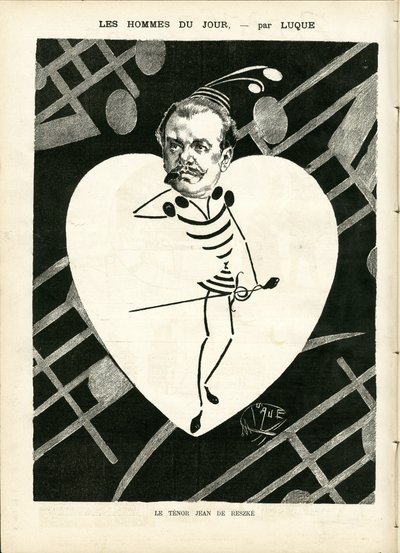 Ilustração de Manuel Luque (1854-1919) em La Caricature (1880) de Manuel Luque