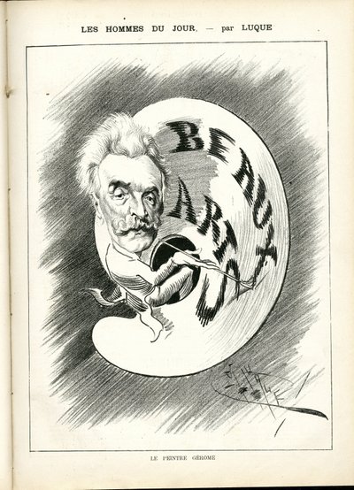 Ilustração de Manuel Luque (1854-1919) em La Caricature (1880) de Manuel Luque
