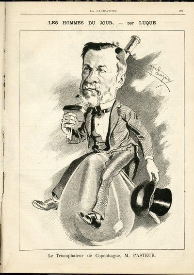 Ilustração de Manuel Luque (1854-1919) em La Caricature (1880) de Manuel Luque