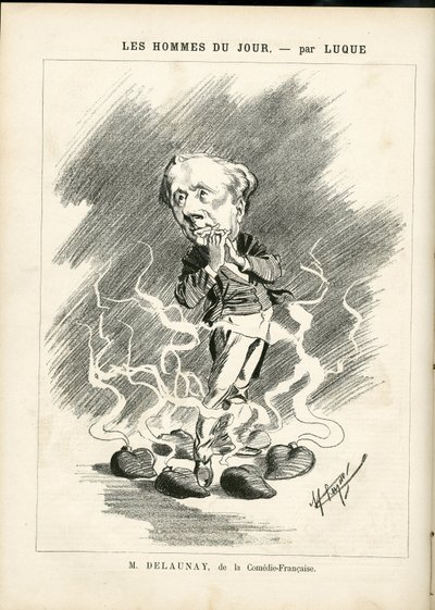 Ilustração de Manuel Luque (1854-1919) para a Capa de La Caricature (1880) de Manuel Luque
