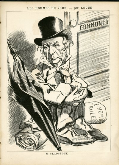 Ilustração de Manuel Luque (1854-1919) em La Caricature (1880) de Manuel Luque