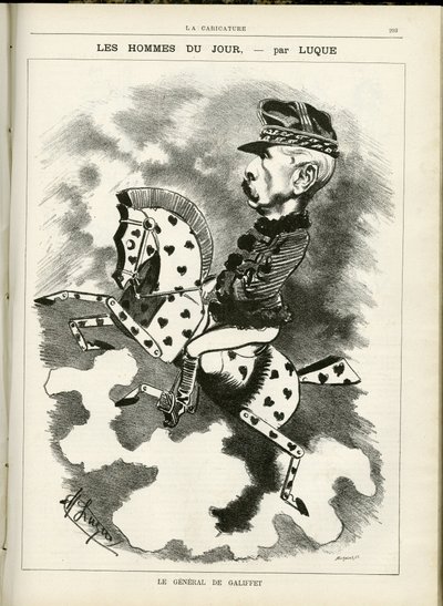 Ilustração de Manuel Luque (1854-1919) em La Caricature (1880) de Manuel Luque