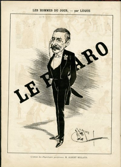 Ilustração de Manuel Luque (1854-1919) em La Caricature (1880) de Manuel Luque
